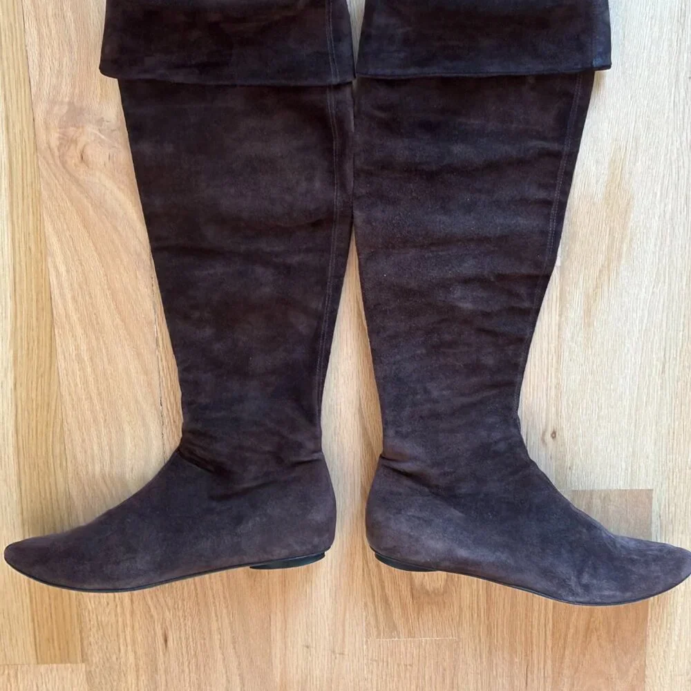 Sigerson Morrison Over the Knee Suede Boots